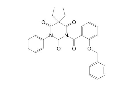 1-[o-(BENZYLOXY)BENZOYL]-5,5-DIETHYL-3-PHENYLBARBITURIC ACID