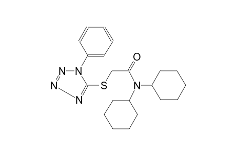 N,N-dicyclohexyl-2-[(1-phenyl-1H-tetraazol-5-yl)sulfanyl]acetamide