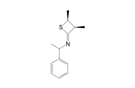 CIS-N-(3,4-DIMETHYL-2-THIETANYLIDENE)-ALPHA-PHENYLETHYLAMINE;ISOMER-#A