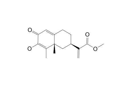 METHYL-3-HYDROXY-2-OXO-EREMOPHILA-1(10),3,11(13)-TRIEN-12-OATE