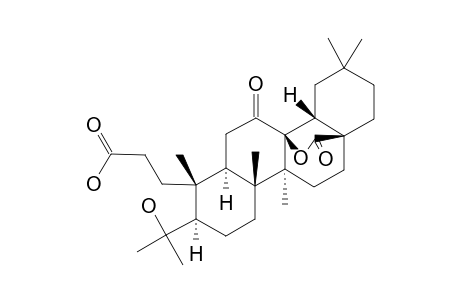 OLEAN-12-OXO-4-HYDROXY-3-CARBOXY-28-OIC_ACID_GAMMA-LACTONE