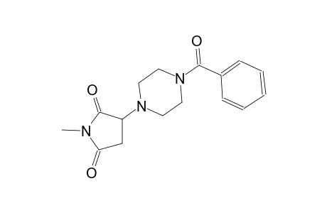 3-(4-benzoyl-1-piperazinyl)-1-methyl-2,5-pyrrolidinedione