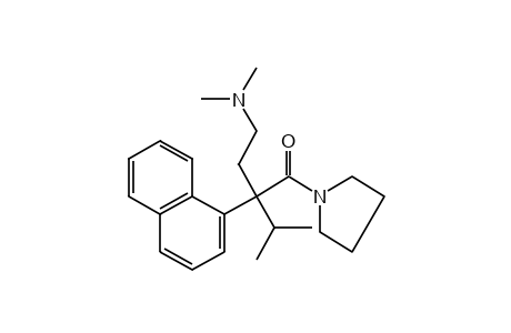 1-[4-(DIMETHYLAMINO)-2-ISOPROPYL-2-(1-NAPHTHYL)BUTYRYL]PYRROLIDINE