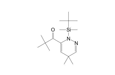 1-(TERT.-BUTYLDIMETHYLSILYL)-6-(2,2-DIMETHYL-1-OXOPROPYL)-1,4-DIHYDRO-4,4-DIMETHYL-PYRIDAZINE