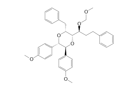 (2S,3S,5R,6S)-2,3-BIS-(4-METHOXYPHENYL)-6-[(1S)-3-PHENYL-1-(METHOXYMETHOXY)-PROPYL]-5-(PHENYLMETHYL)-1,4-DIOXANE