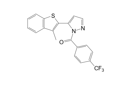 5-(3-METHYLBENZO[b]THIEN-2-YL)-1-(alpha,alpha,alpha-TRIFLUORO-p-TOLUOYL)PYRAZOLE