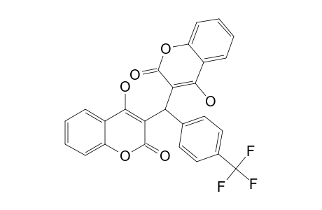 3,3''-(4'-TRIFLUOROMETHYL-BENZYLIDENE)-BIS-(4-HYDROXY-COUMARIN)