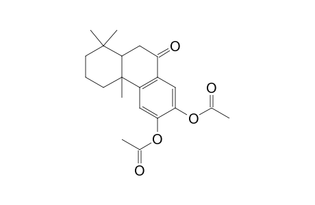 acetic acid (2-acetoxy-10-keto-4b,8,8-trimethyl-6,7,8a,9-tetrahydro-5H-phenanthren-3-yl) ester