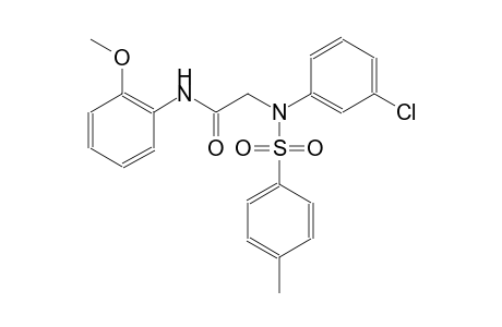 acetamide, 2-[(3-chlorophenyl)[(4-methylphenyl)sulfonyl]amino]-N-(2-methoxyphenyl)-