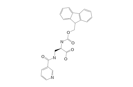 (2S)-2-([[9H-FLUOREN-9-YLMETHYLOXY]-CARBONYL]-AMINO)-3-[(3-PYRIDINYLCARBONYL)-AMINO]-PROPANOIC-ACID