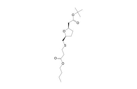 TERT.-BUTYL-(5-[[2-(N-BUTOXYCARBONYL)-ETHYL]-THIOMETHYL]-TETRAHYDROFURAN-2-YL)-ACETATE;MAJOR-DIASTEREOMER