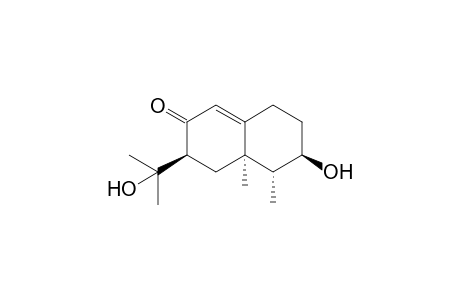 (3S,4aR,5R,6R)-(+)-6-(Hydroxy)-3-(1-hydroxy-1-methylethyl)-4a,5-dimethyl-4,4a,5,6,7,8-hexahydro-3H-naphthalen-2-one