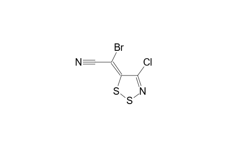 (Z)-2-Bromo-2-(4-chloro-5H-1,2,3-dithiazol-5-ylidene)-acetonitrile