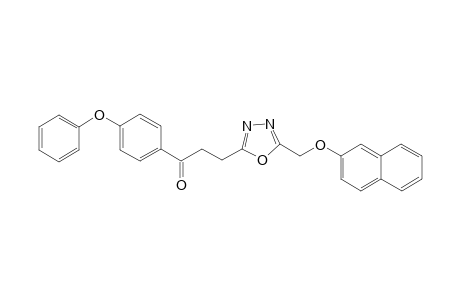 1-(p-Phenoxyphenyl)-3-[5'-(2"-naphthyloxymethyl)-1',3',4'-oxadiazol-2'-yl]propan-1-one