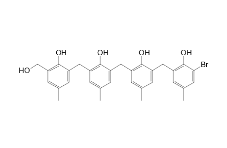 3-{3-[3-(3-bromo-5-methylsalicyl)-5-methylsalicyl]-5-methylsalicyl}-2-hydroxy-5-methylbenzyl alcohol