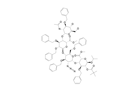 #22;METHYL-[ISOPROPYL-O-(2-ACETAMIDO-3-O-BENZYL-2-DEOXY-ALPHA-D-GLUCOPYRANOSYL-(1->4)-O-(METHYL-2,3-DI-O-BENZYL-ALPHA-L-IDOPYRANOSYLURONATE-(1->4)-O-(2-AZIDO-3