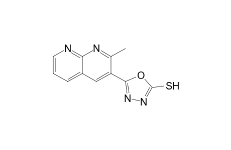 5-Mercapto-2-(2'-methyl-1',8'-naphthyridin-3'-yl)-1,3,4-oxadiazole