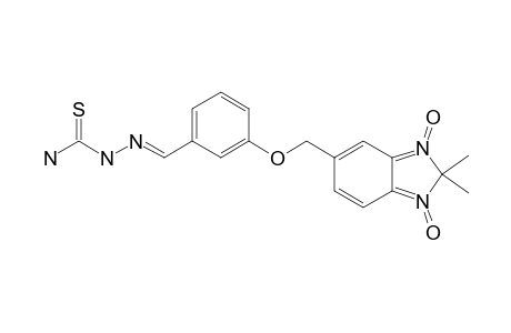 5-(3-THIOSEMICARBAZONOPHENYLOXYMETHYL)-2,2-DIMETHYL-2H-BENZIMIDAZOLE-1,3-DI-N-OXIDE