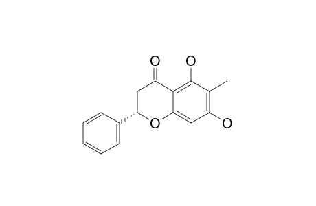 5,7-DIHYDROXY-6-C-METHYL-FLAVANONE