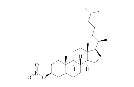 (3.beta.)-Cholestan-3-ol nitrate