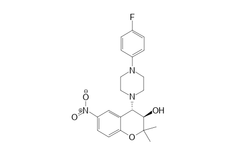 (3R,4S)-4-(4-(4-Fluorophenyl)piperazin-1-yl)-2,2-dimethyl-6-nitrochroman-3-ol