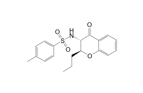 2-n-Propyl-3-N-tosylamino-2,3-dihydrobenzopyran-4-one