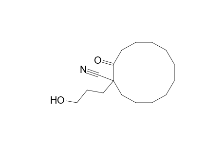 Cyclododecanecarbonitrile, 1-(3-hydroxypropyl)-2-oxo-