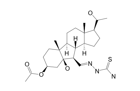 5-BETA,20-DIHYDROXY-3-BETA-ACETOXY-6-BETA-THIOSEMICARBAZONE-B-NOR-PREGNANE