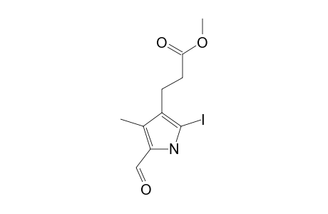 METHYL-(5-IODO-2-FORMYL-3-METHYL-1H-4-PYRROLYL)-3-PROPANOATE