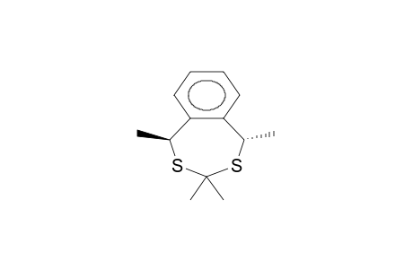 TRANS-2,2,4,7-TETRAMETHYL-1,3-DITHIA-5,6-BENZCYCLOHEPTENE