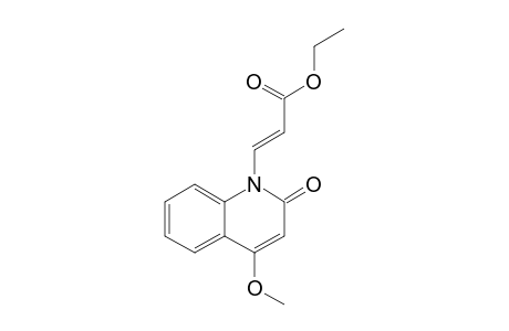 (E)-(1,2-DIHYDRO-4-METHOXY-2-OXO-1-CHINOLINYL)-ACRYLIC-ACID-ETHYLESTER