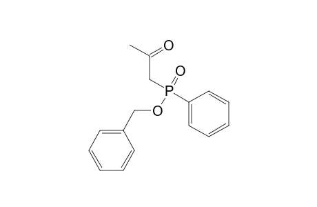 Phosphinic acid, (2-oxopropyl)phenyl-, phenylmethyl ester