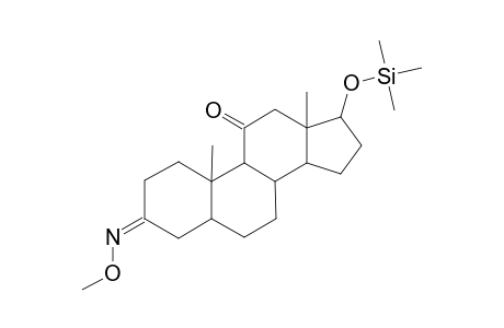 5.BETA.-ANDROSTAN-17.BETA.-OL-3,11-DIONE(3-O-METHYLOXIME-17.BETA.-TRIMETHYLSILYLETHER)