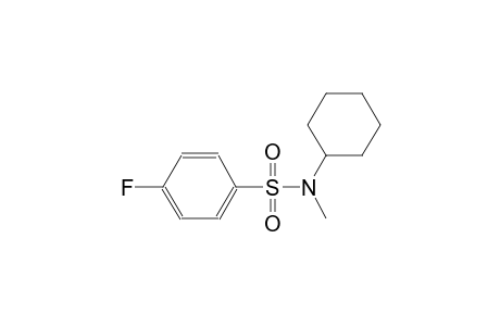 N-cyclohexyl-4-fluoro-N-methylbenzenesulfonamide