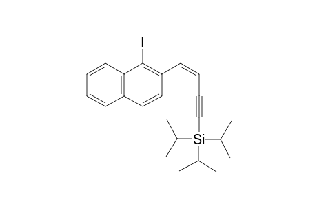 [(3Z)-4-(1-IODO-2-NAPHTHYL)-3-BUTEN-1-YNYL]-(TRIISOPROPYL)-SILANE