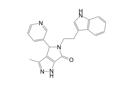 pyrrolo[3,4-c]pyrazol-6(1H)-one, 4,5-dihydro-5-[2-(1H-indol-3-yl)ethyl]-3-methyl-4-(3-pyridinyl)-