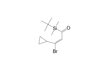 1-(TERT.-BUTYLDIMETHYLSILYL)-3-(CYCLOPROPYL)-3-BROMO-2-PROPEN-1-ONE