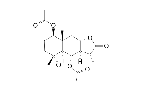 1-BETA,6-ALPHA-DIACETOXY-4-ALPHA-HYDROXY-5,7-ALPHA-H,8-BETA-H-EUDESM-11-BETA,13-DIHYDRO-8,12-OLIDE