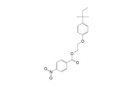 2-(p-tert-PENTYLPHENOXY)ETHANOL, p-NITROBENZOATE