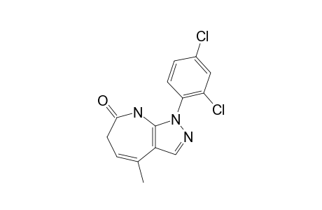 1-(2',5'-DICHLOROPHENYL)-4-METHYL-6H-PYRAZOLO-[3,4-B]-AZEPIN-7-ONE