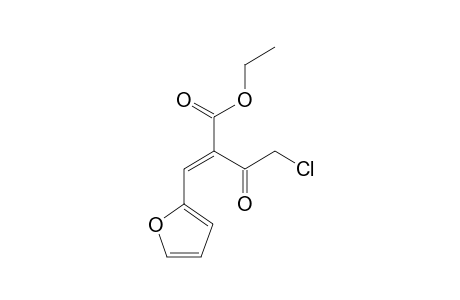 ETHYL-(E)-2-CHLOROACETYL-3-(2'-FURANYL)-PROPENOATE;(E)-MAJOR-ISOMER