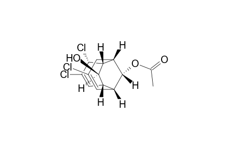 Tricyclo[5.3.1.1(2,6)]dodeca-3,9-diene-11,12-diol, 4,5,9-trichloro-, 11-acetate, (1.alpha.,2.beta.,5.beta.,6.beta.,7.alpha.,11S*,12R*)-