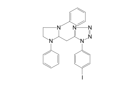 5-[(1,3-diphenyl-2-imidazolidinyl)methyl]-1-(p-iodophenyl)-1H-tetrazole