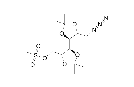 6-AZIDO-6-DEOXY-2,3:5,6-DI-O-ISOPROPYLIDENE-1-O-METHYLSULFONYL-D-GALACTITOL