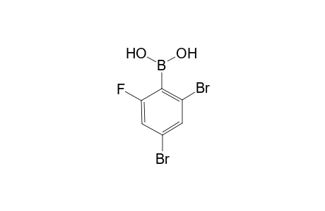 2,4-Dibromo-6-fluorophenylboronic acid