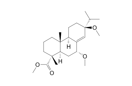 1,2,3,4,4A,4B,5,6,7,9,10,10A-DODECAHYDRO-7,9-DIMETHOXY-1,4A-DIMETHYL-7(1-METHYLETHYL)-1-PHENANTHRENE-CARBOXYLIC-ACID-METHYLESTER[1R-(1-ALPHA,4A-BETA,4B-ALPHA,7