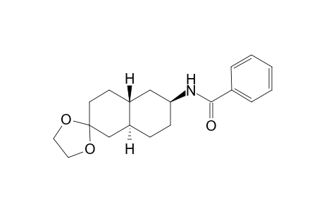 (2.alpha.,4a.beta.,8a.alpha.)-N-[1',2',3',4',4a',7',8',8a'-Octahydro-2-[spiro-1,3-dioxolane-2,6'(5'H)-naphthalenyl]benzamide