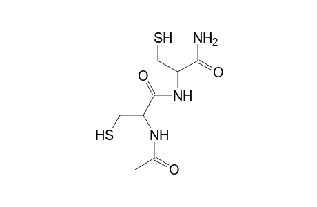 DL-2-ACETAMIDO-N-(L-1-CARBAMOYL-2-MERCAPTOETHYL)-3-MERCAPTOPROPIONAMIDE