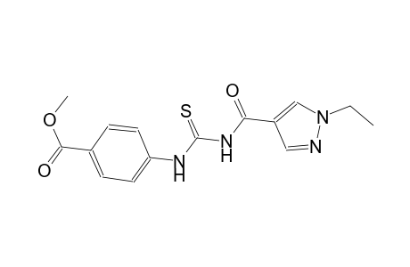 methyl 4-[({[(1-ethyl-1H-pyrazol-4-yl)carbonyl]amino}carbothioyl)amino]benzoate