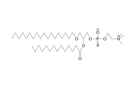 RAC-1-OCTADECENYL-2-MIRISTOYLGLYCERO-3-PHOSPHOTHIOCHOLINE